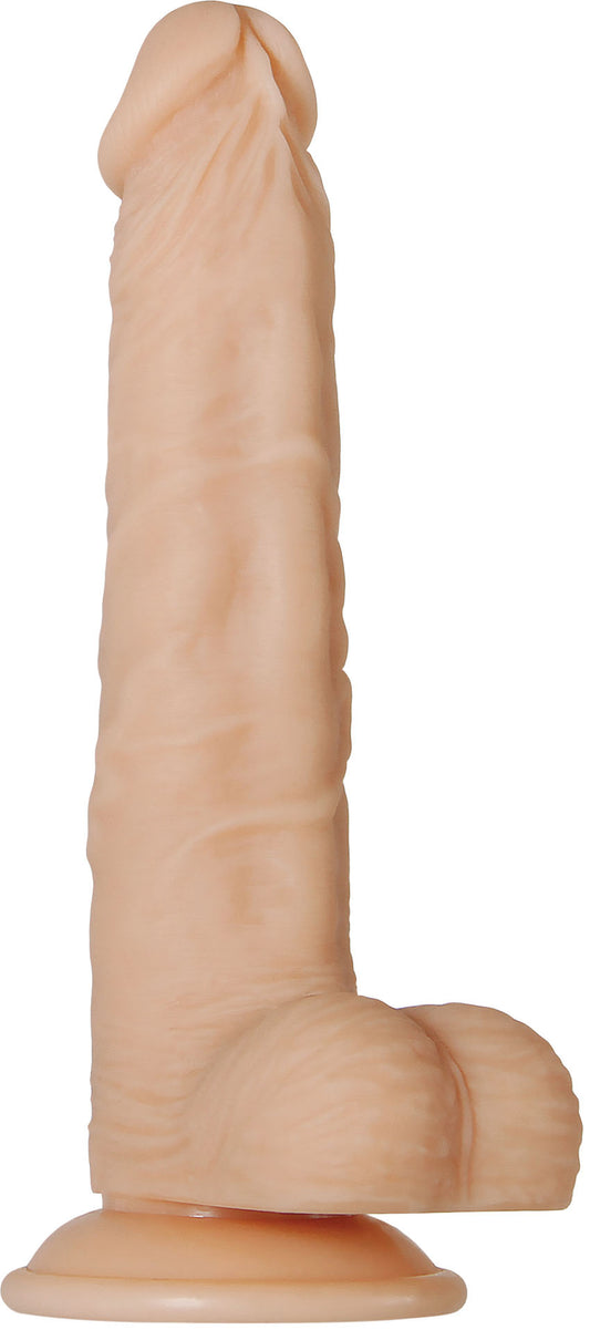 Adam's Rechargeable Vibrating Dildo - Flesh